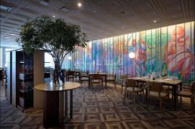 现代主题餐厅装潢设计效果图片