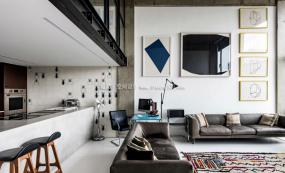 最新挑高公寓装饰效果图片