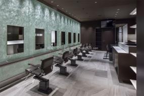 美发沙龙装修实景图图片