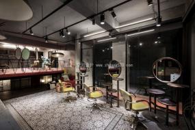 复古风格发廊设计效果图片