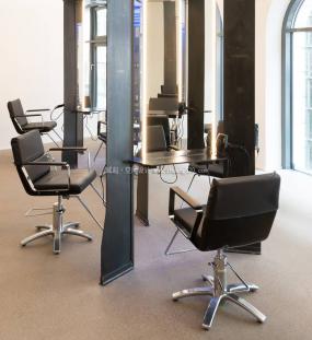 复古风格发廊装修效果图片