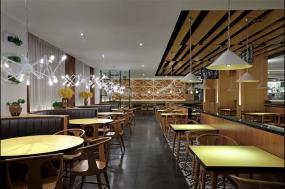 上海面馆装修高清效果图