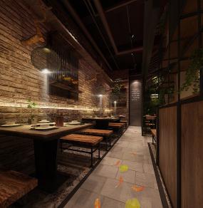 最新串串店设计装饰效果图片