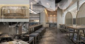 上海面馆装饰图片