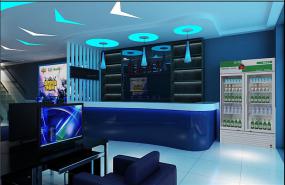 主题网咖装饰设计效果图片