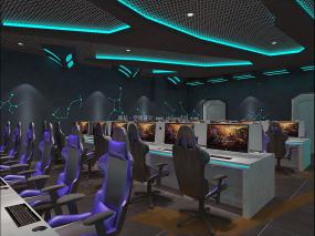 网咖装潢效果图