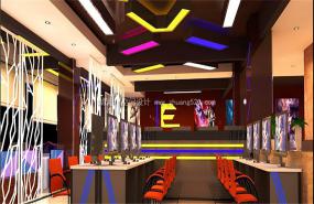 网咖装饰设计效果图