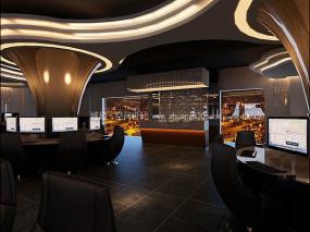 最新主题网咖装饰实景图