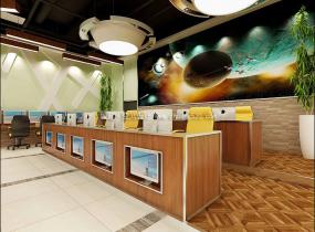 电竞网咖设计装潢图片