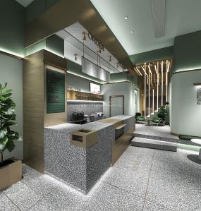 30平奶茶店设计装潢图片