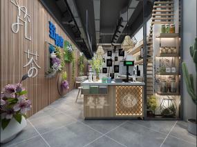 创意奶茶店装修图片