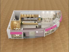 最新上海蛋糕店设计装饰效果图片