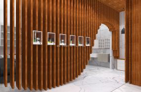 高端上海美发店装修效果图