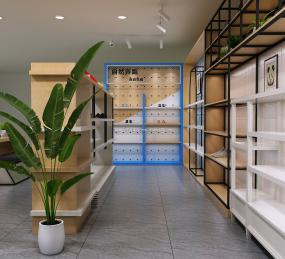 上海鞋店设计装修效果图