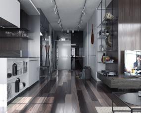 高档青年公寓装修效果图