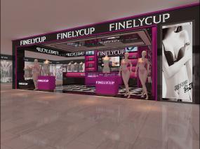 女士内衣店设计装修效果图