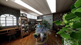 鲜花店装饰设计效果图