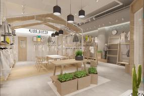 2019品牌童装店装修效果图