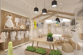 品牌童装店装饰效果图片