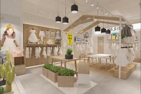品牌童装店装饰效果图