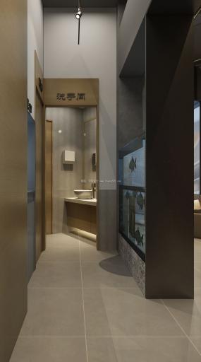 最新烤鱼店设计装饰效果图片