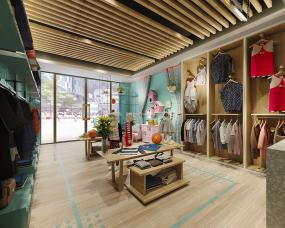 品牌童装店设计装饰效果图片