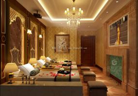 足浴按摩店设计装修效果图