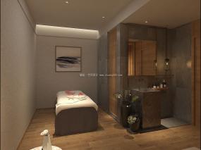 最新美容spa会所装饰实景图