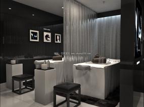 美容spa会所装潢效果图