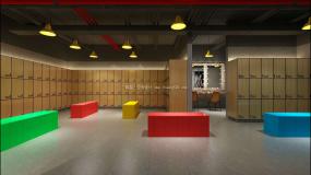 最新上海健身房设计装修图片