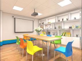 儿童培训学校装饰设计效果图片