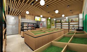 最新水果店装修设计效果图