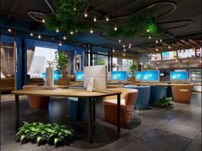 休闲咖啡厅装饰效果图