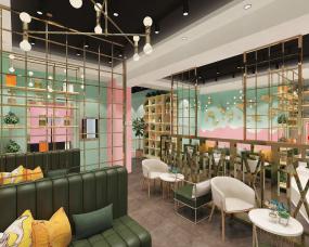 烘焙蛋糕店装修装潢效果图