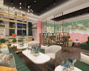 烘焙蛋糕店装修效果图片