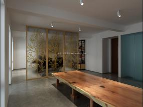 办公室隔断墙装修效果图