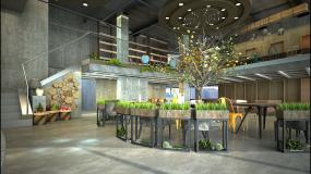 自助火锅店装修图片