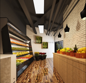 水果店设计装修效果图片