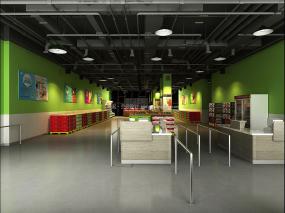 水果店设计效果图