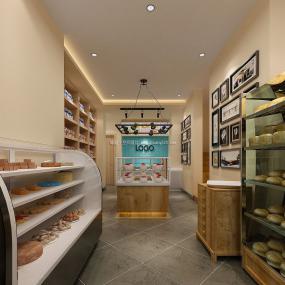 豪华蛋糕店装潢效果图