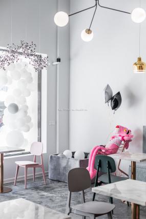 豪华蛋糕店装饰设计效果图片