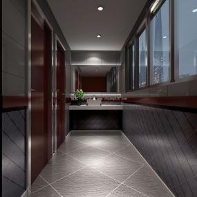 高档中式快餐厅装修效果图