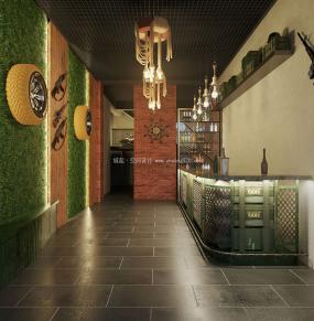 重庆火锅店装修实景图片