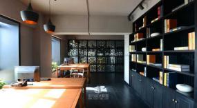 轻工业风格办公室设计装修效果图