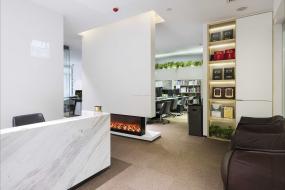 最新现代中式办公室效果图