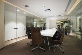 现代中式办公室装修效果图