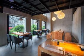 小吃店装潢效果图