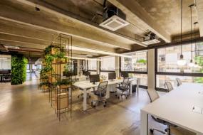 简约工业风办公室装修装潢效果图