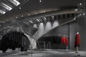 外贸服装店装潢效果图片