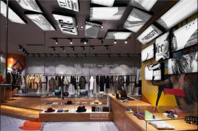 最新特色服装店设计装饰效果图